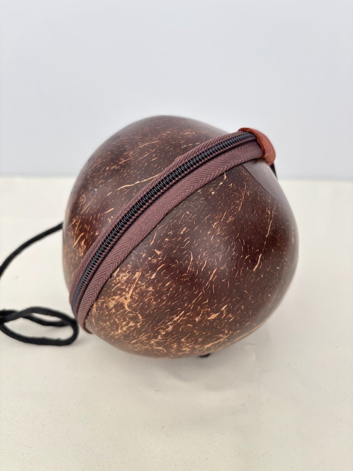 1970s Coconut Shell Shoulder Bag