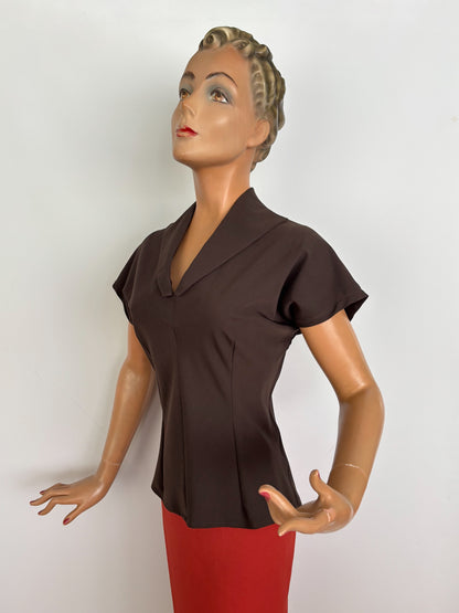 M | 1940s Style Sailor Collar Top