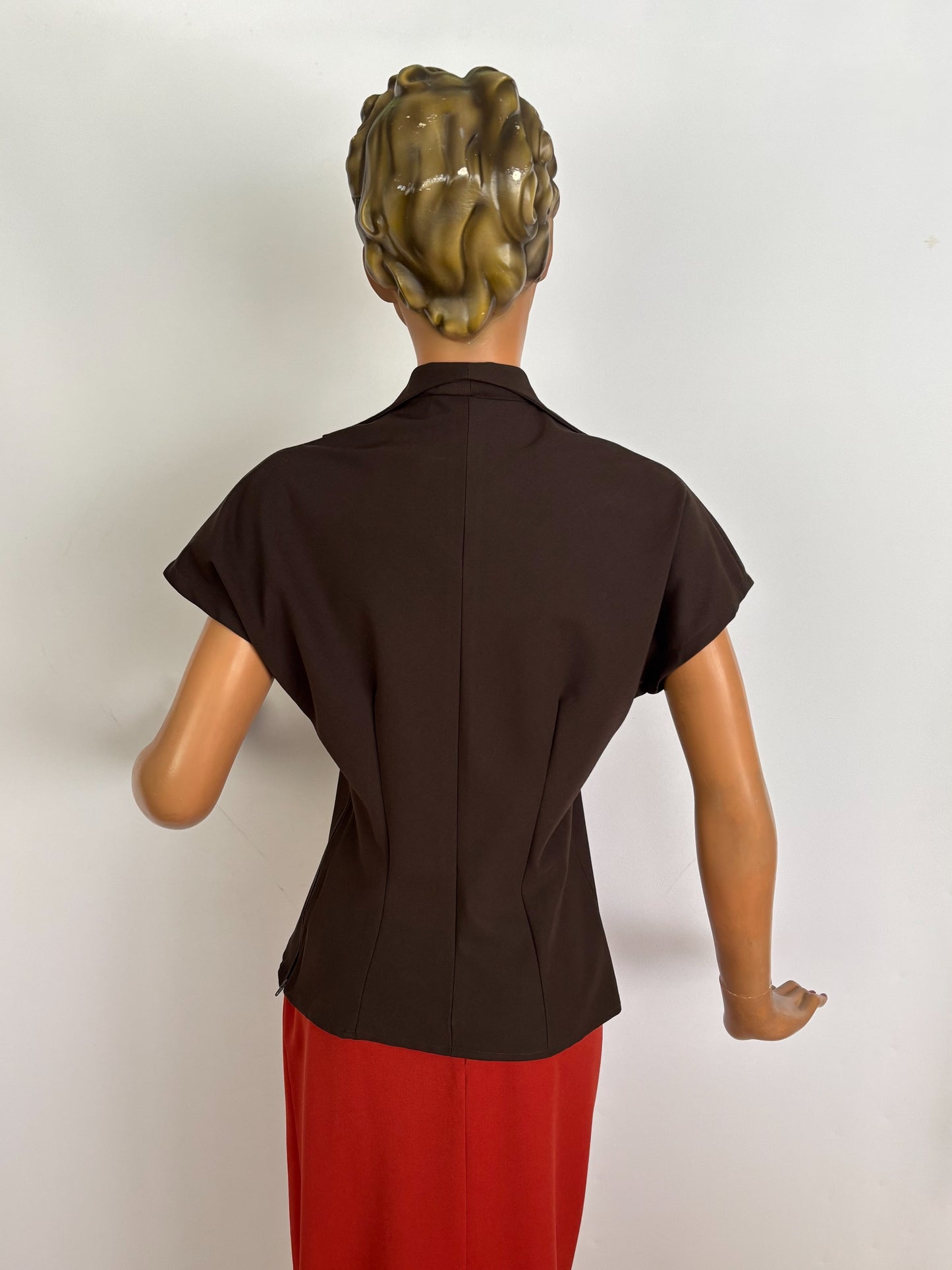 M | 1940s Style Sailor Collar Top