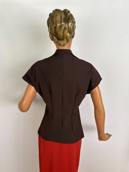 M | 1940s Style Sailor Collar Top