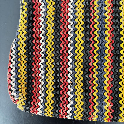 1940s Multi Color Telephone Cord-Style Handbag