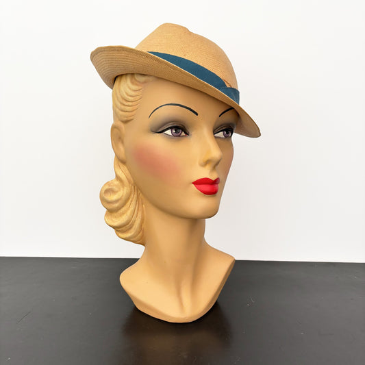 1930s Straw Summer Hat