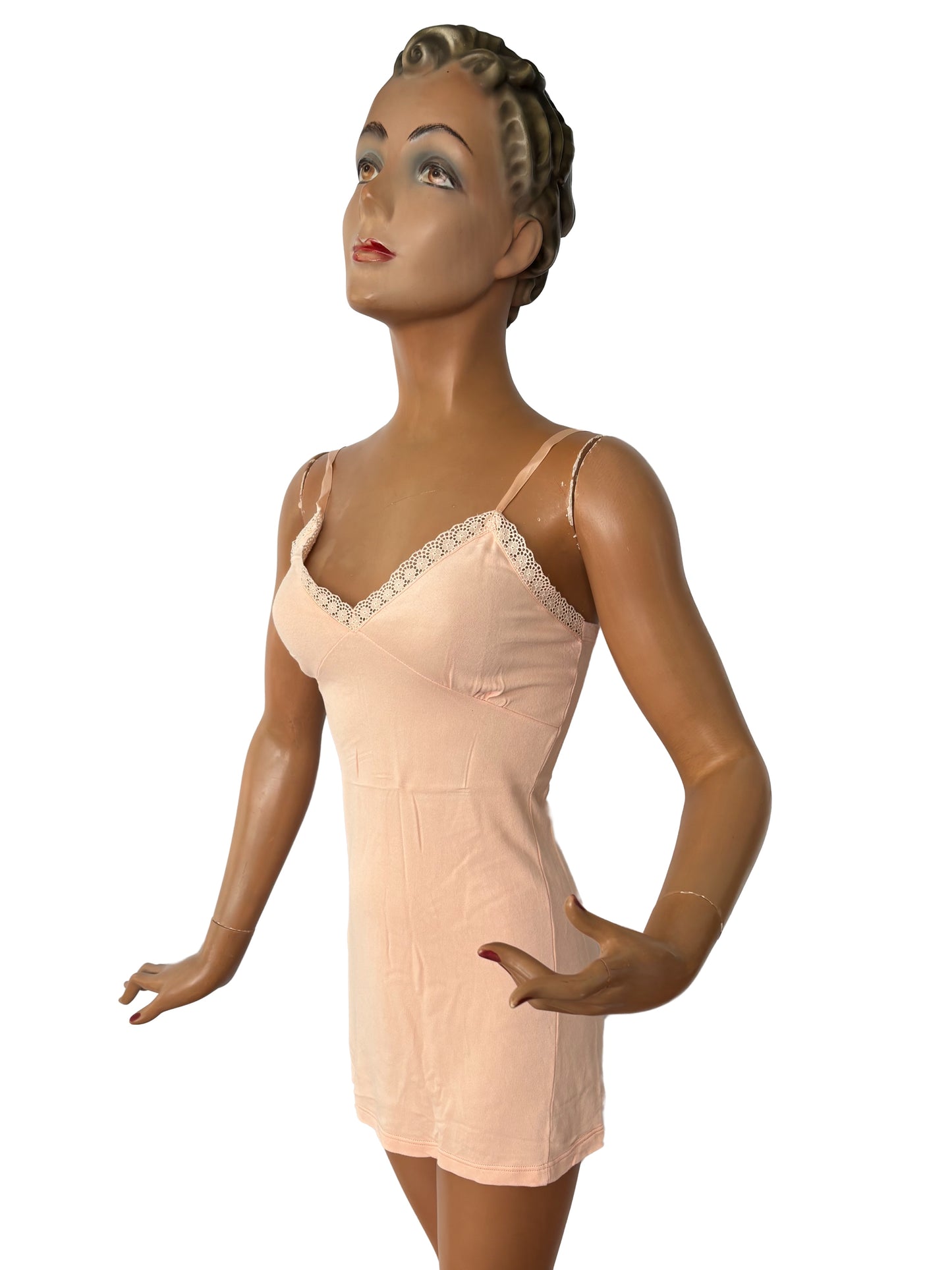 1950s/60s Deadstock Blush Pink Slip | Small