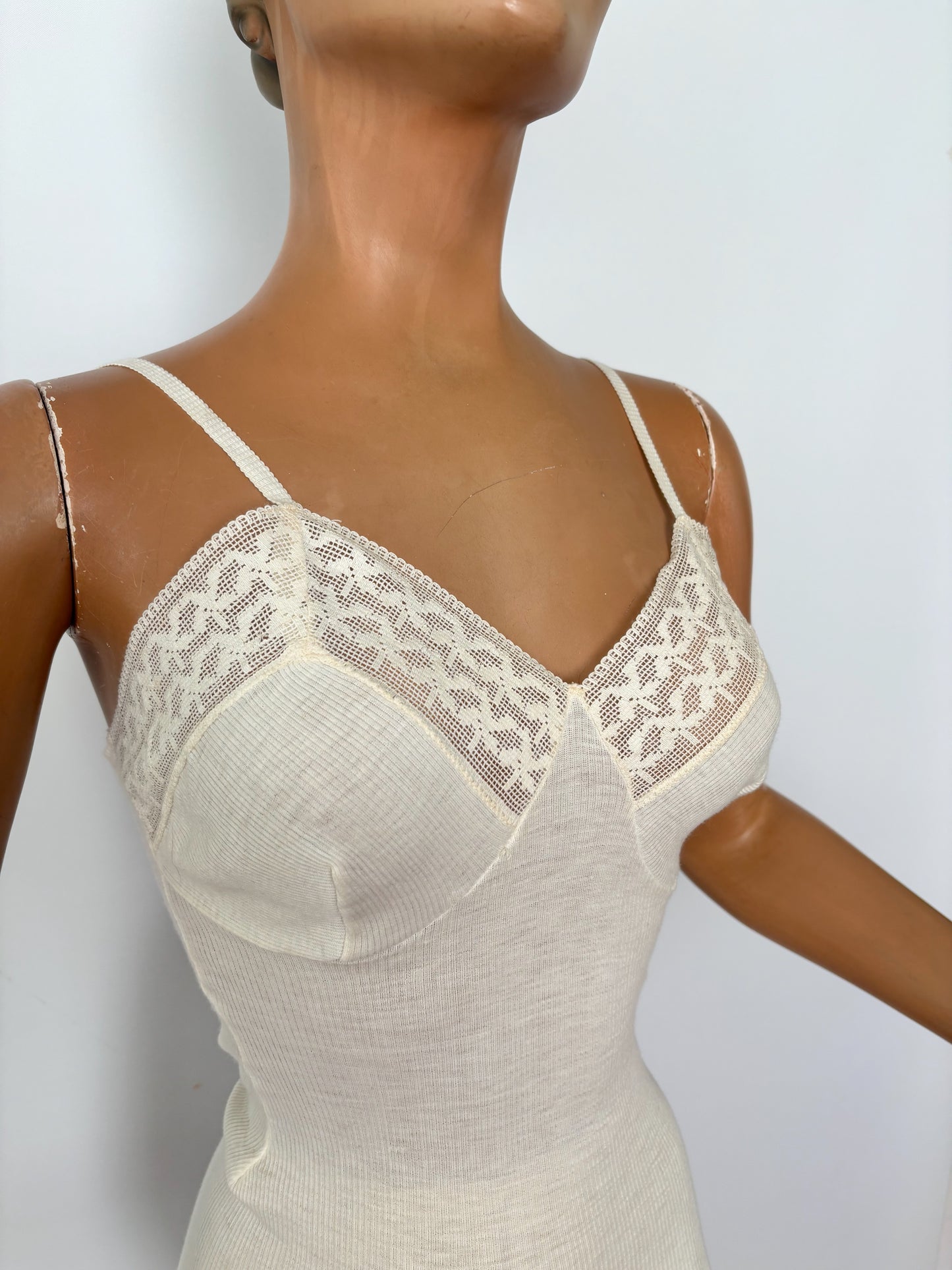 1950s/1960s NOS Dralon Camisole Slip | S/M