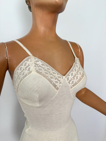 1950s/1960s NOS Dralon Camisole Slip | S/M