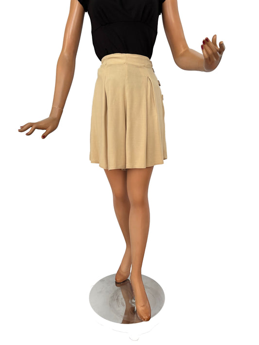 1930s/1940s Style Pleated Shorts | S/M