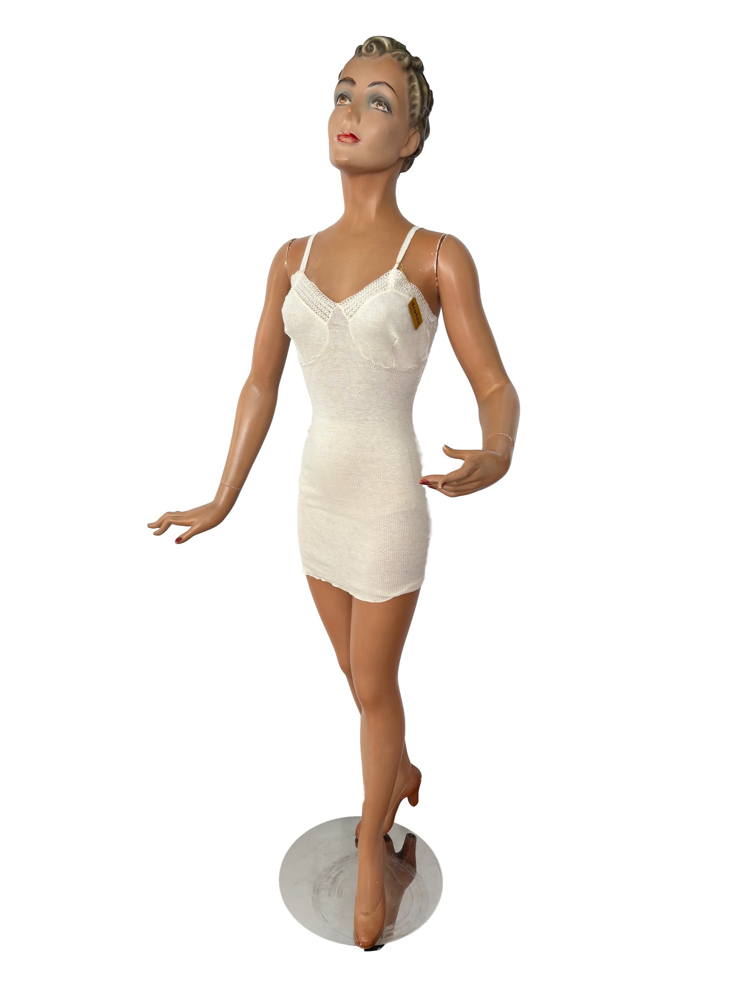 1950s/1960s NOS Dralon Ajour Camisole Slip | M/L