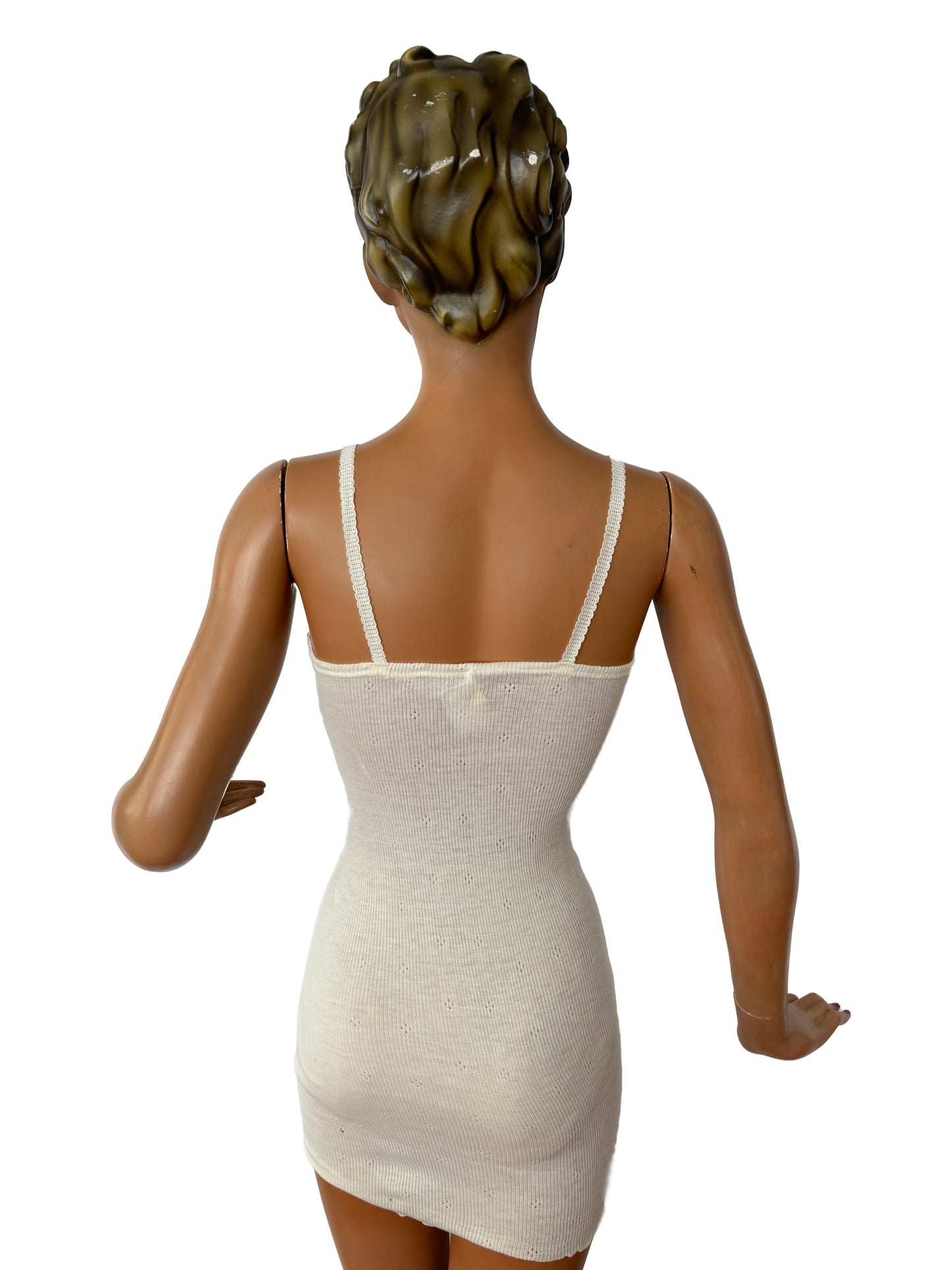 1950s/1960s NOS Dralon Ajour Camisole Slip | M/L