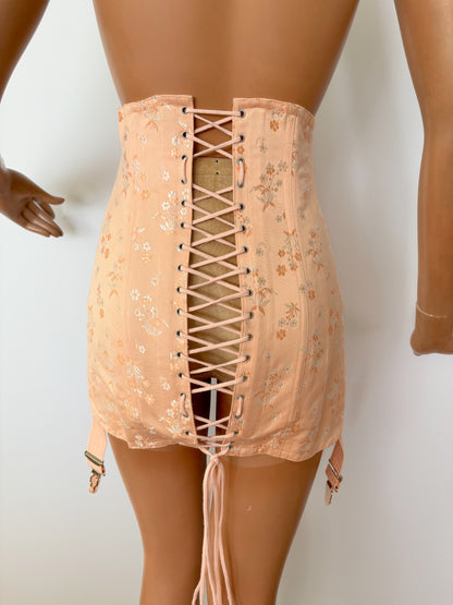 Vintage 1950s New Old Stock Boxed Déwé Girdle | XXS