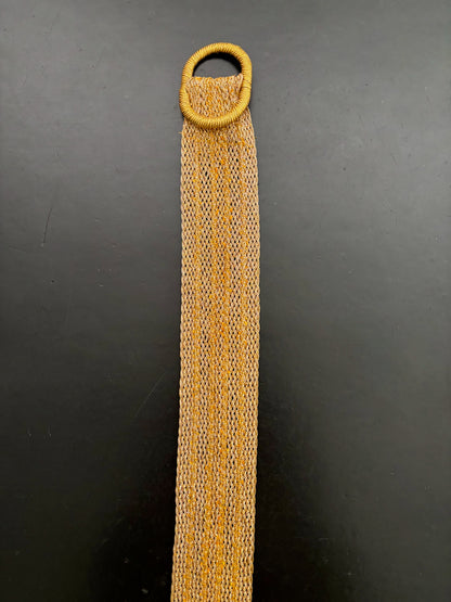 1950s Gold Metal Thread Waist Belt