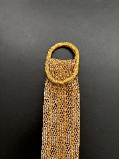 1950s Gold Metal Thread Waist Belt