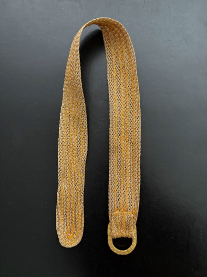 1950s Gold Metal Thread Waist Belt