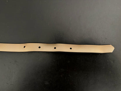1960s Gold Textured Skinny Belt