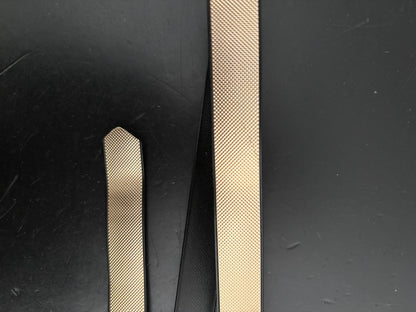 1960s Gold Textured Skinny Belt