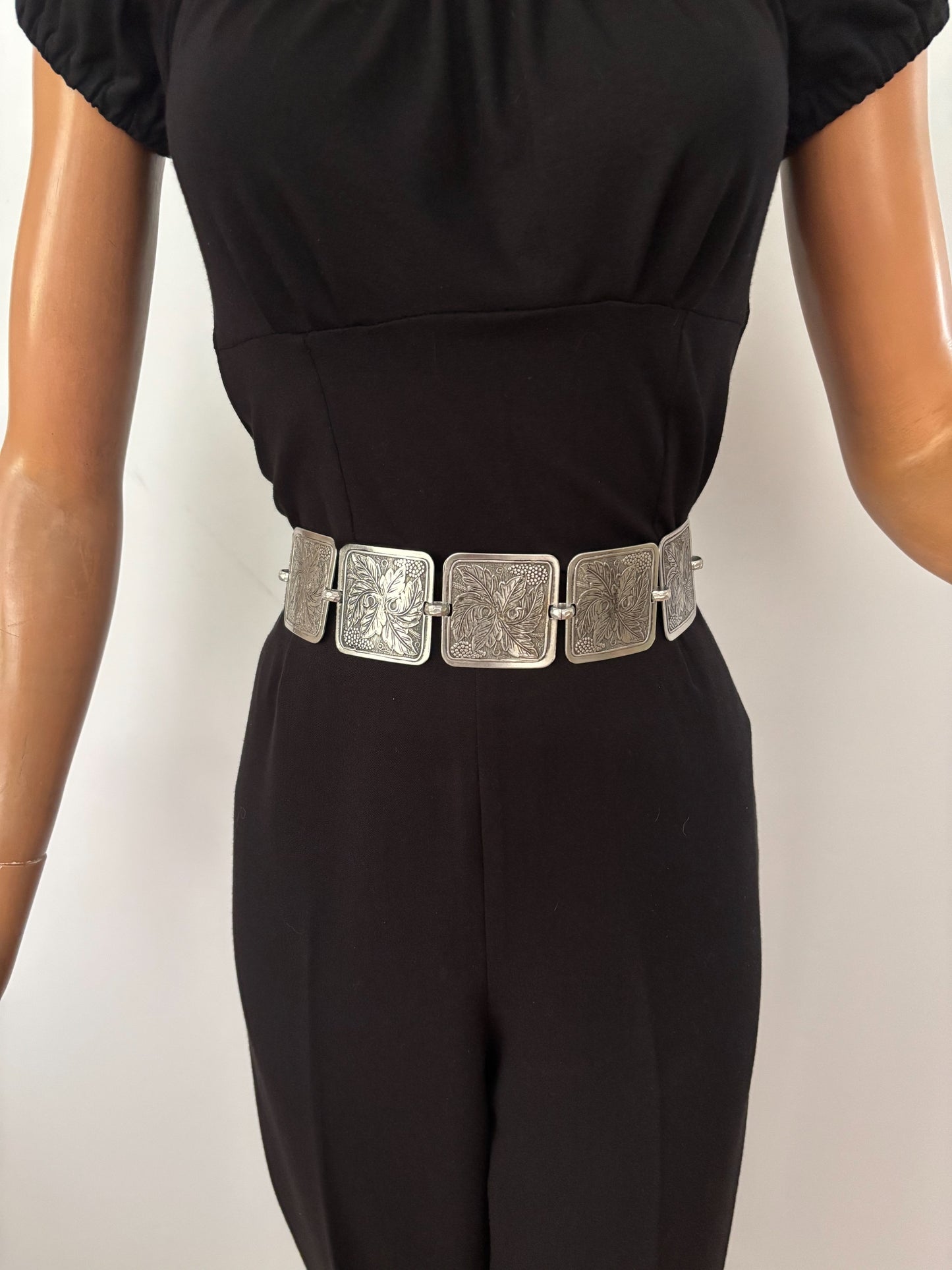 1950s Mexican Alpaca Panel Belt