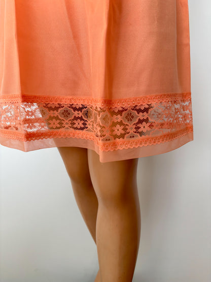 Vintage 1960s Underskirt Apricot | L