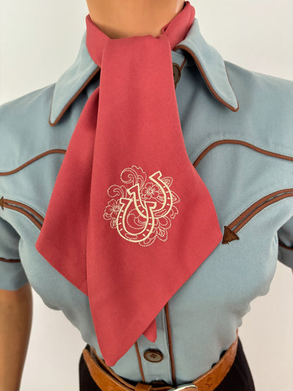 Western Style Embroidered Scarf