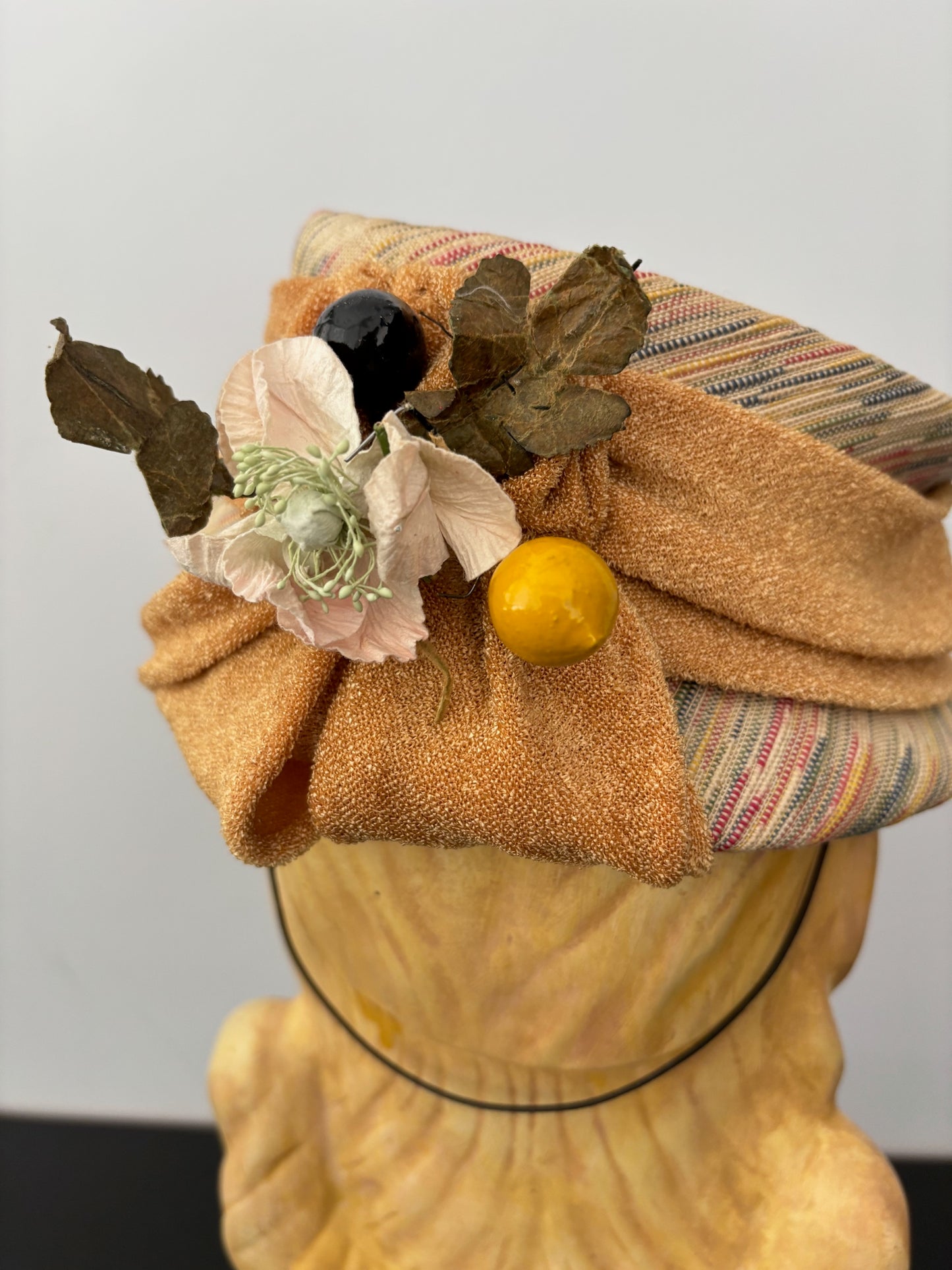 1950s Fruit And Flower Tilt Hat