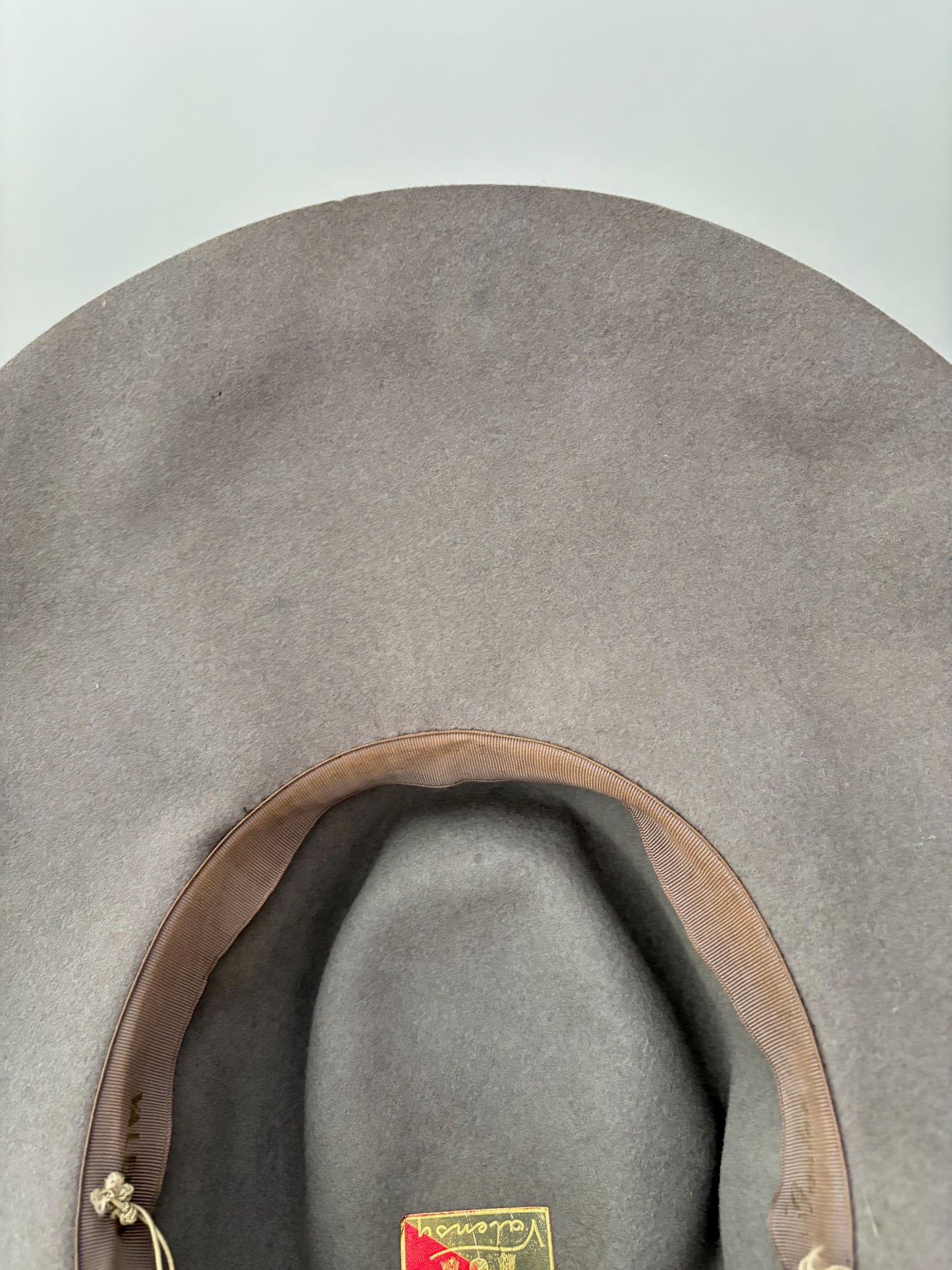 1940s/50s Valensy Grey Wide Brim Felt Picture Hat