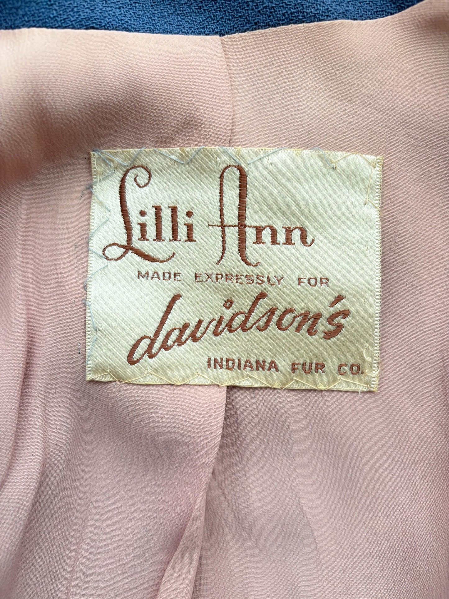 1940s Lilli Ann Speckled Grey Gabardine Wool Suit | XS/S