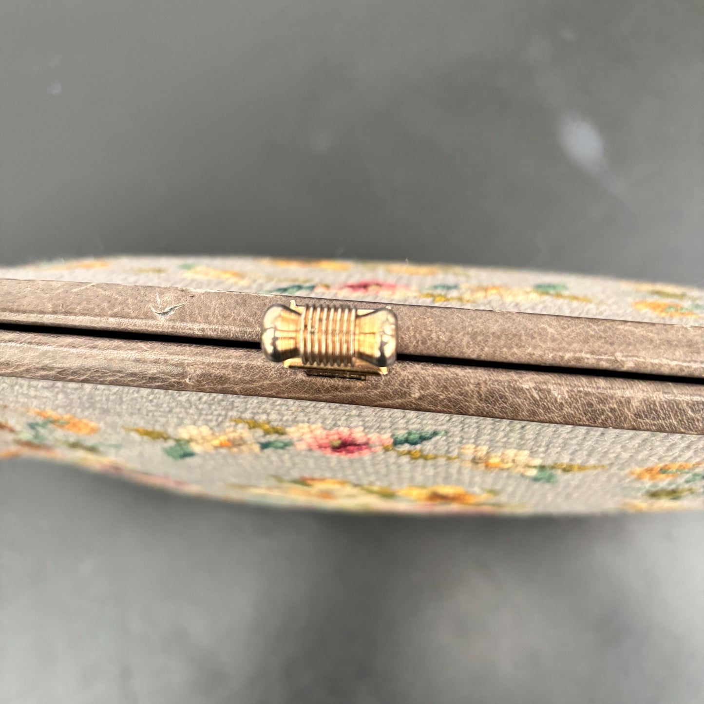 1950s/60s Floral Needlepoint Handbag