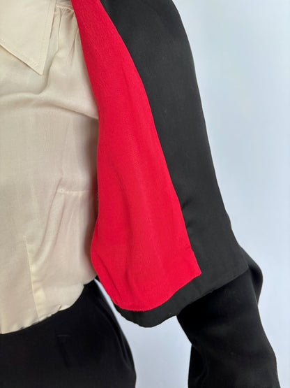 S/M | 1940s Style Black Bolero Jacket