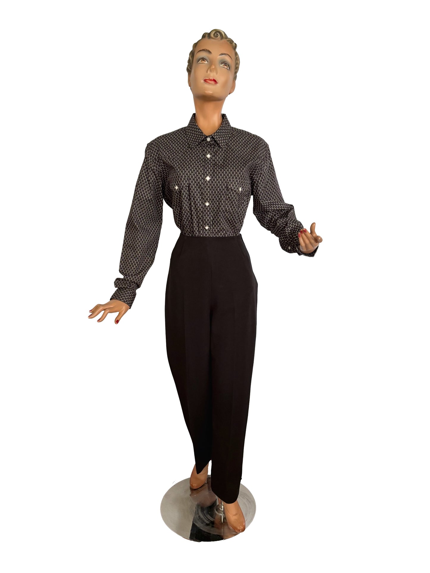 XXL | Panhandle Black And White Western Shirt