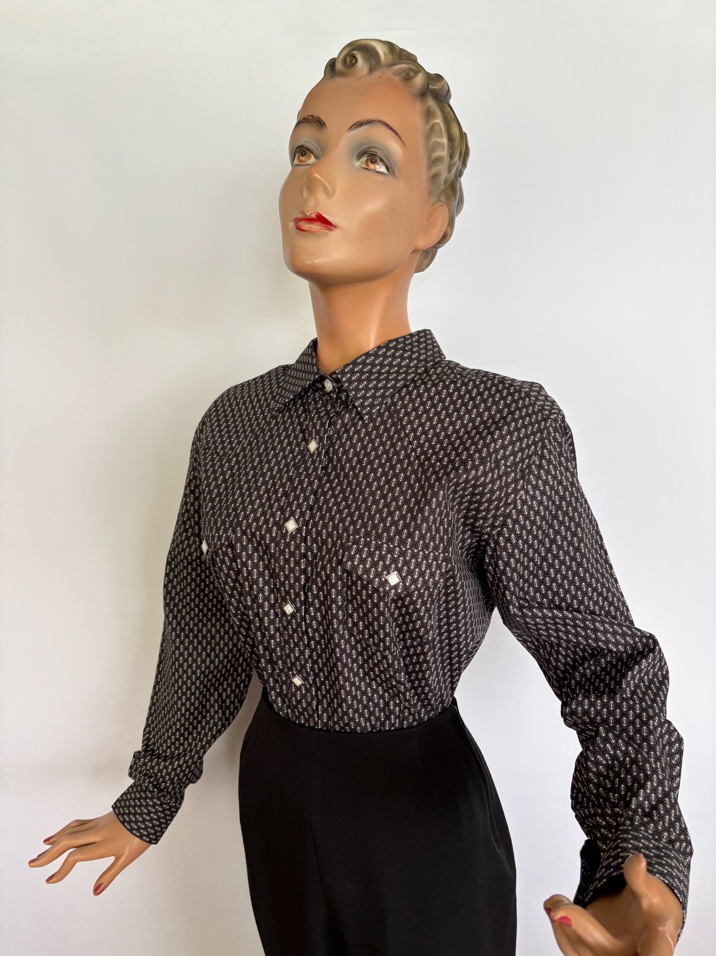 XXL | Panhandle Black And White Western Shirt