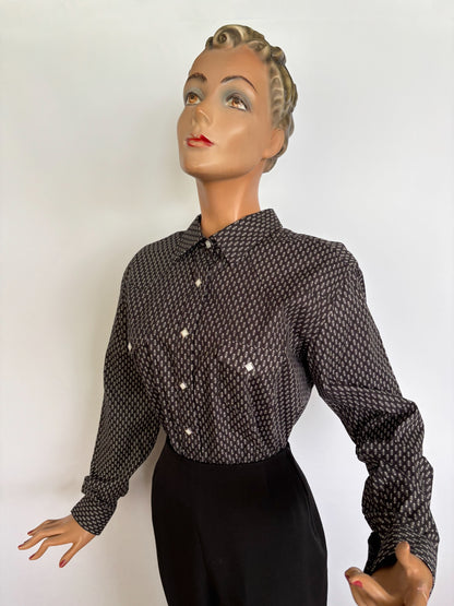 XXL | Panhandle Black And White Western Shirt