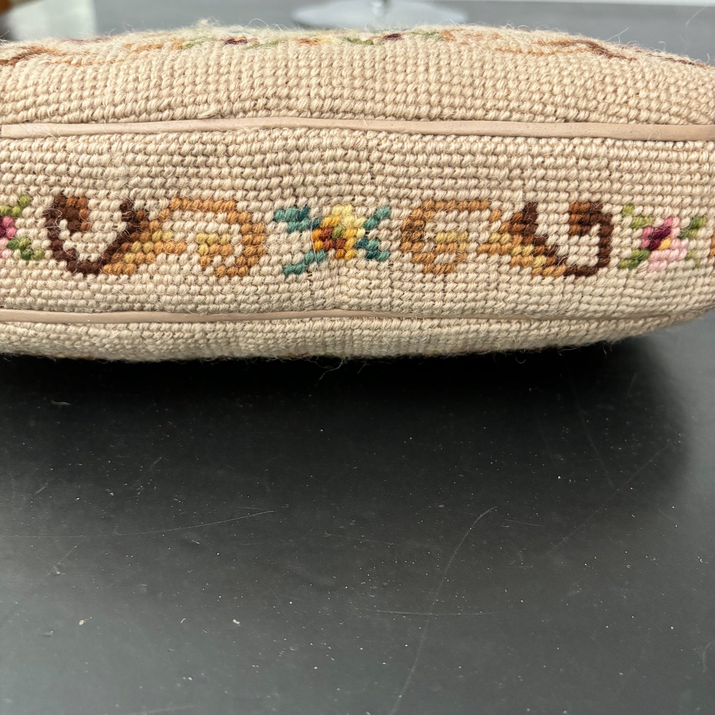 1950s/60s Floral Needlepoint Handbag