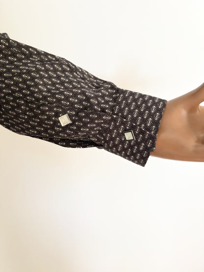 XXL | Panhandle Black And White Western Shirt