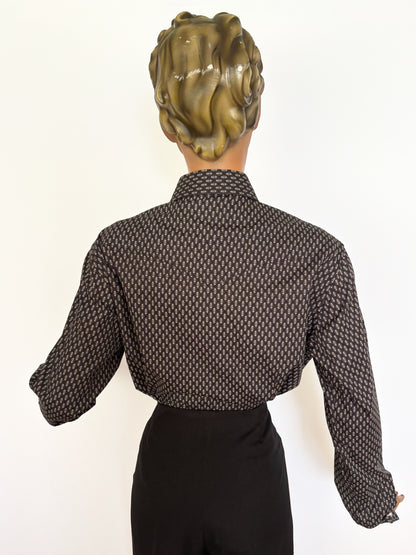 XXL | Panhandle Black And White Western Shirt