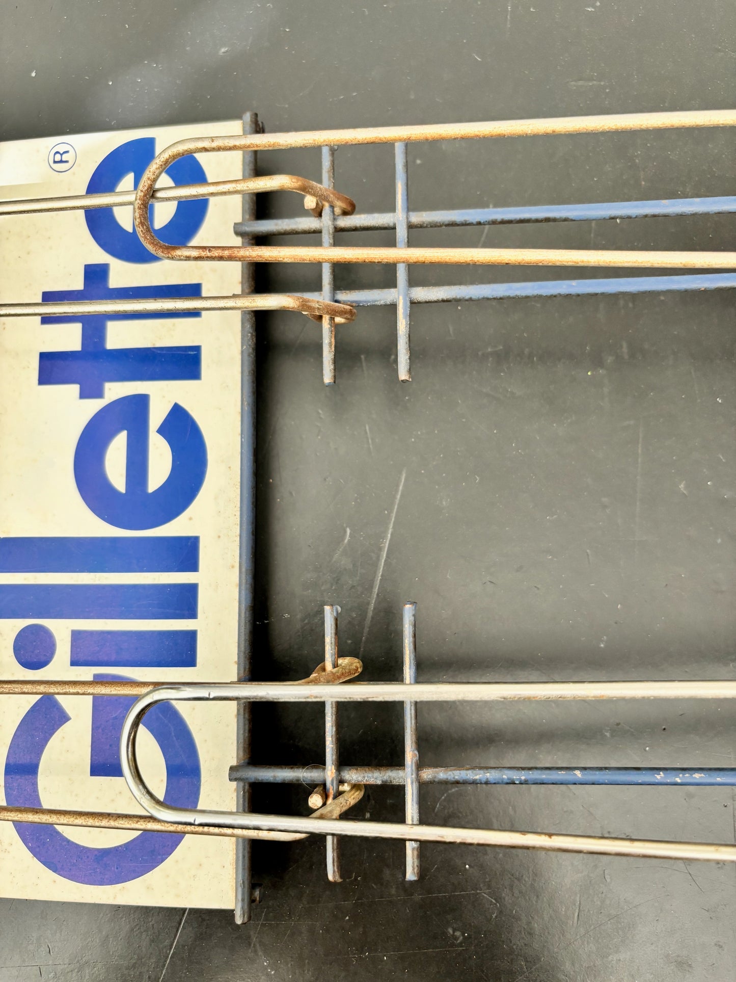 1950s Gillette Razorblades Shop Counter Display