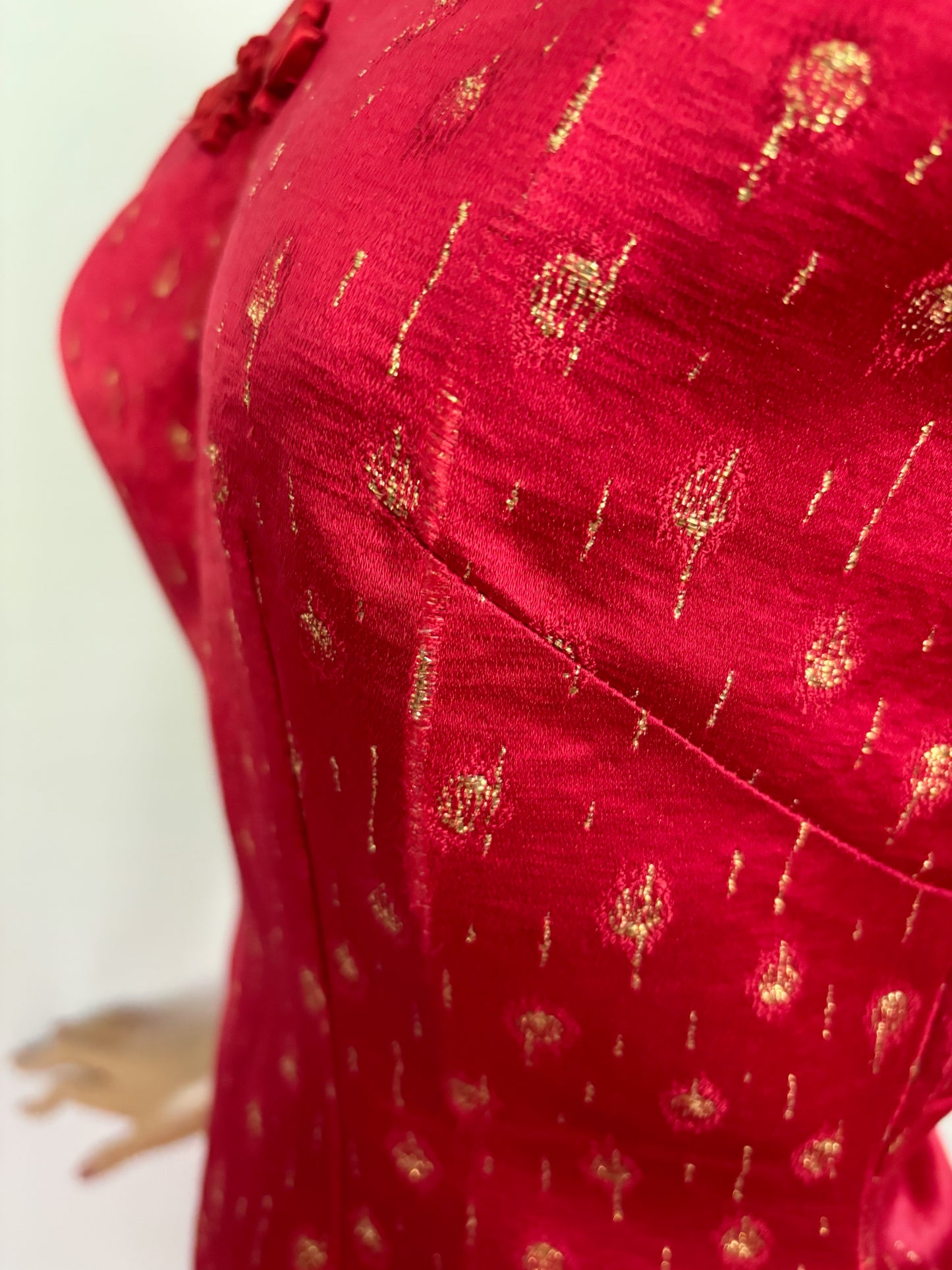 XS | 1950s/60s Deadstock Brocade Cheongsam Dress