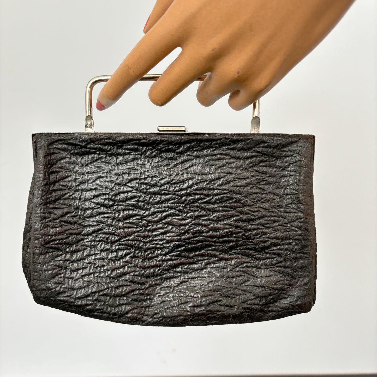 1920s/1930s Textured Leather Handbag