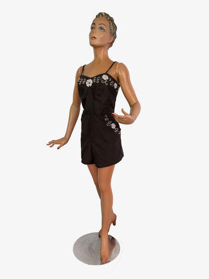 M/L | Magid Embroidered Playsuit