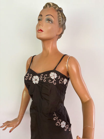 M/L | Magid Embroidered Playsuit