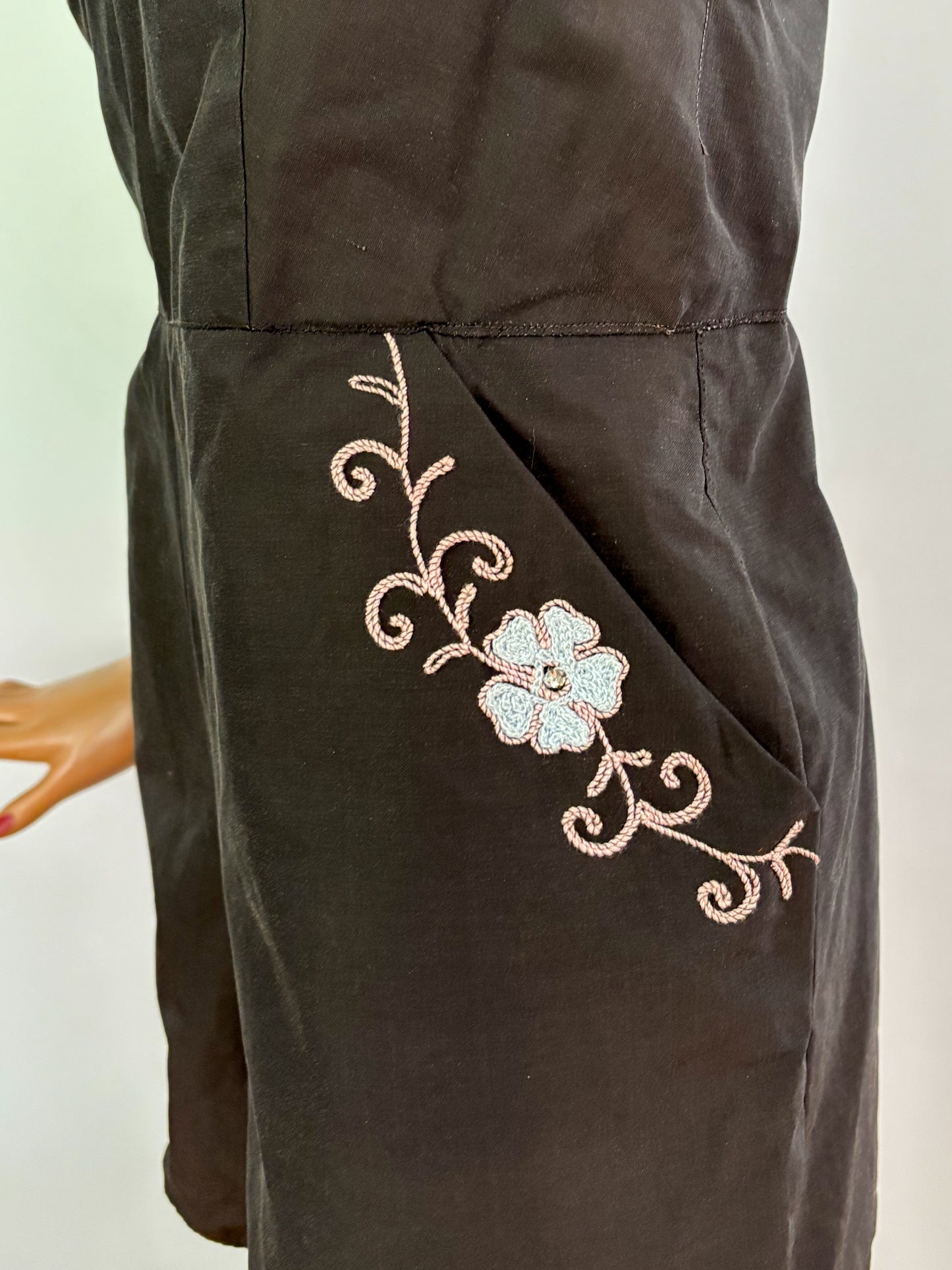 M/L | Magid Embroidered Playsuit