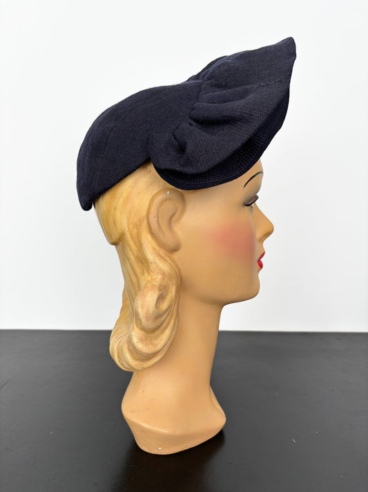1940s Two-Tiered Halo Hat