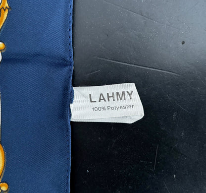Vintage Lahmy Paris Souvenir Scarf