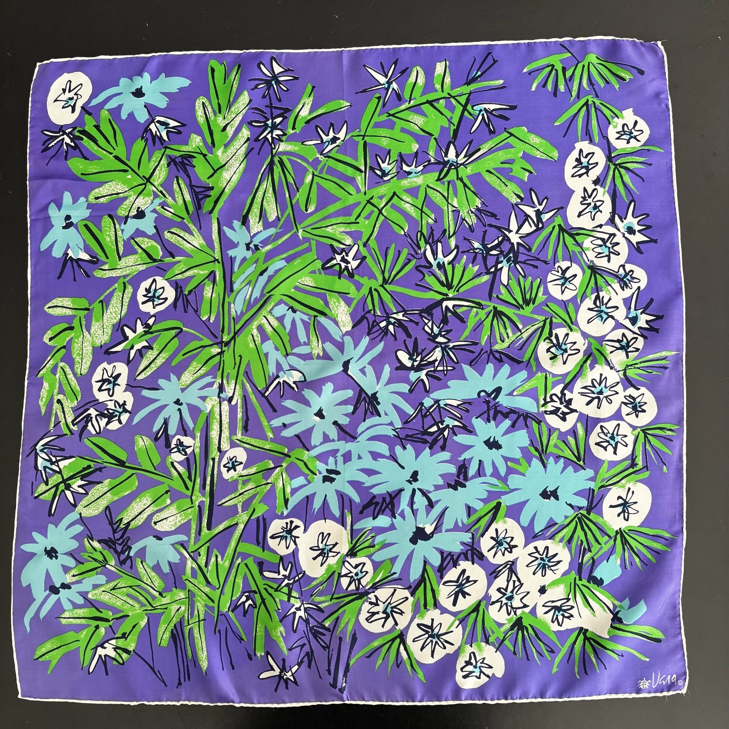 1960s Vera Neumann Floral Shawl