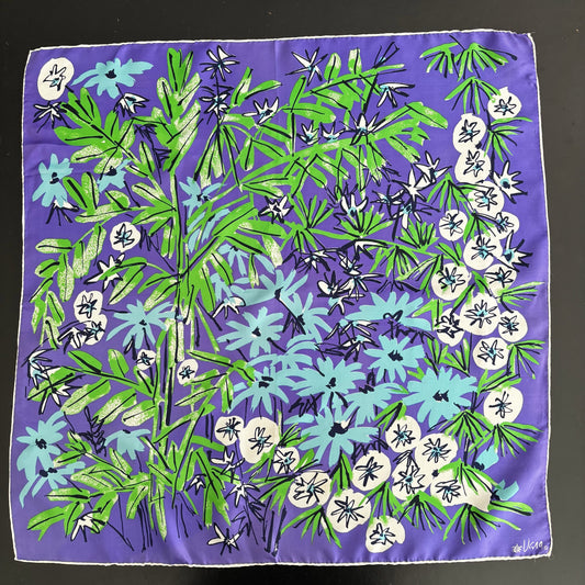 1960s Vera Neumann Floral Shawl