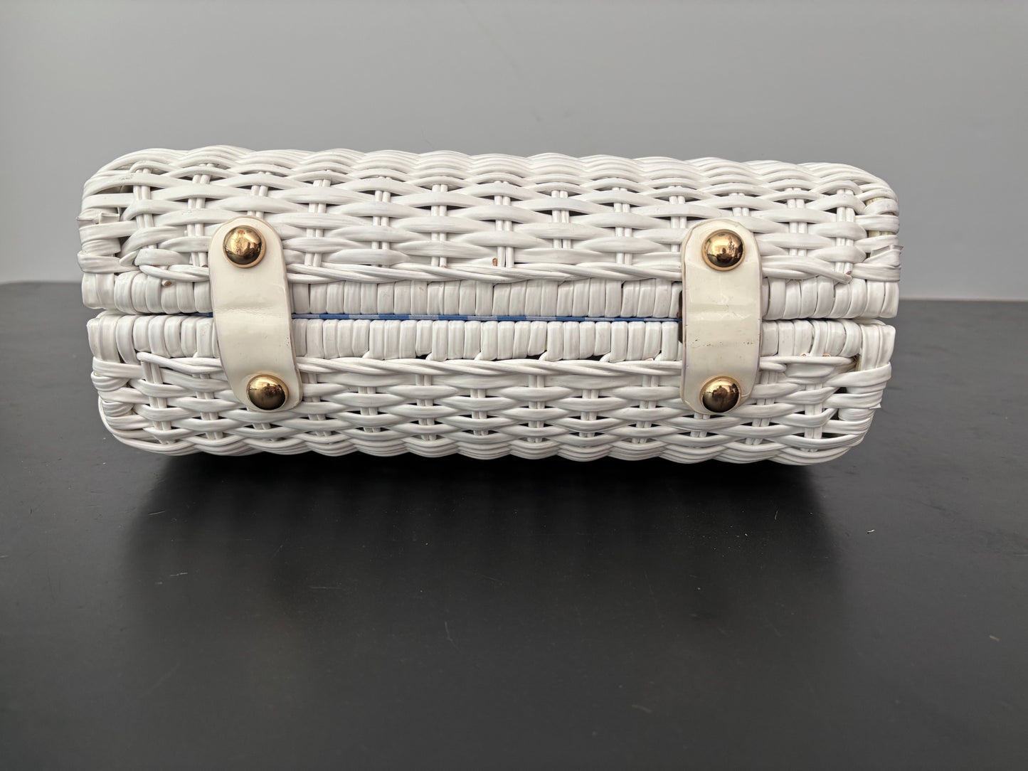 Hell Bunny Honey Ryder Rattan Handbag