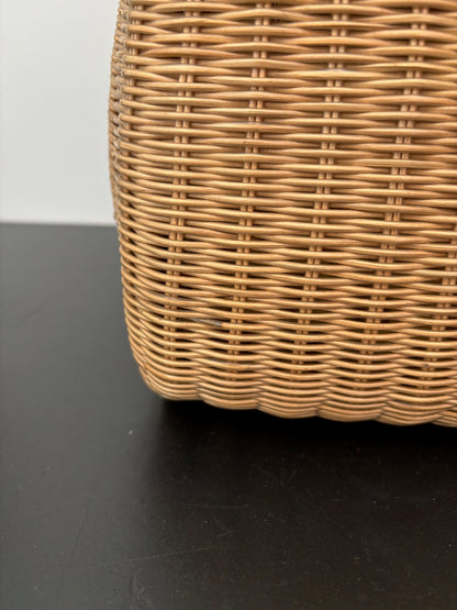 1950s/60s Hong Kong Rattan Handbag