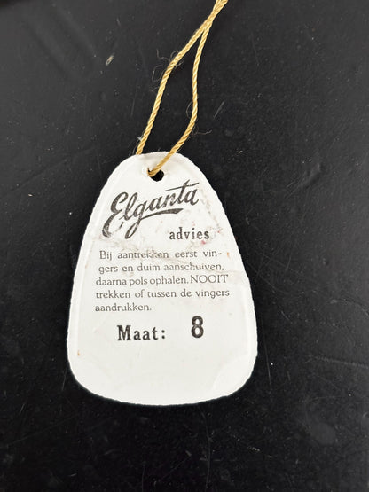 Deadstock 1950s Elganta Structured Evening Gloves | Size 8