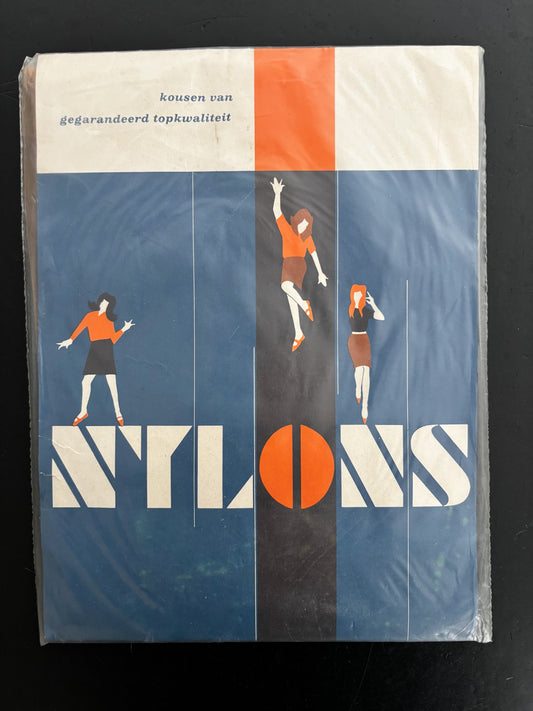 Vintage Seamless Nylon Stockings Size 8½ Unbranded