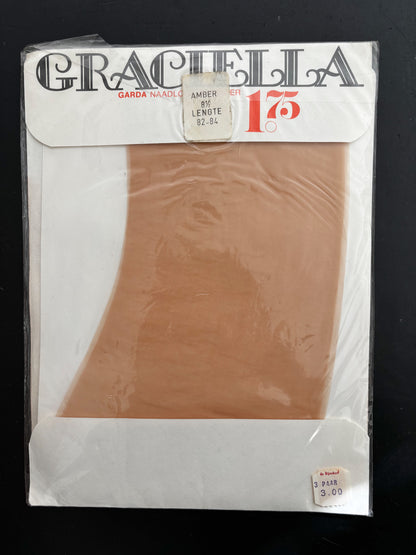 Vintage Seamless Nylon Stockings Size 8½ Graciella