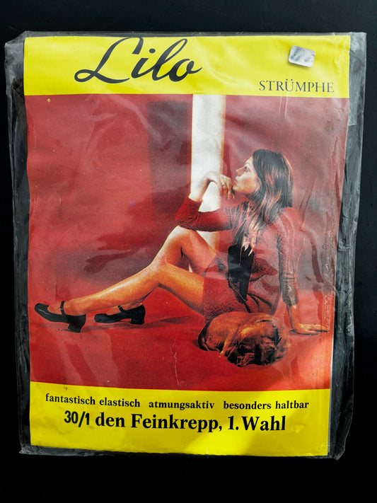 Vintage Seamless Nylon Stockings Size 8½ Lilo