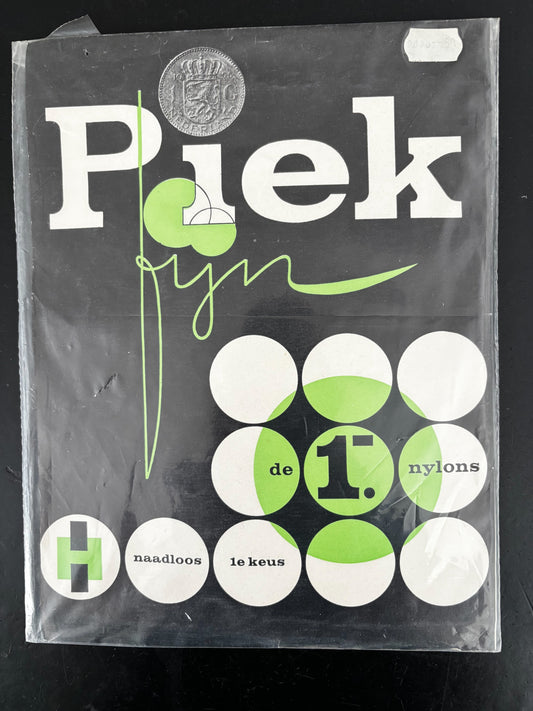 Vintage Seamless Nylon Stockings Size 8½ Piek Fijn
