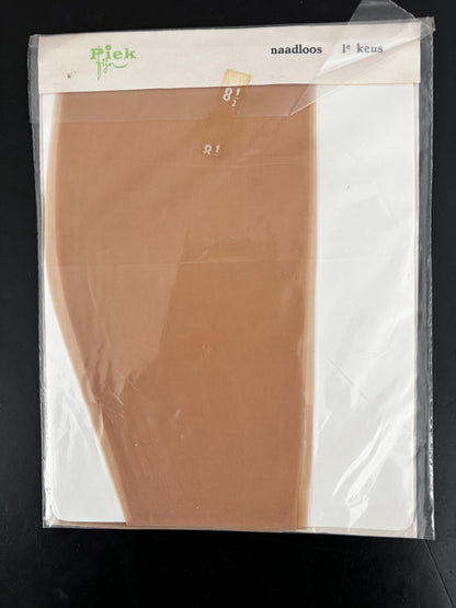 Vintage Seamless Nylon Stockings Size 8½ Piek Fijn